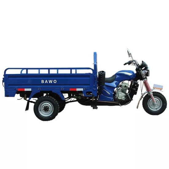 Listo Zongshen Dumper Triciclo Gasolina Motocicleta de tres ruedas con motor de 150 cc para transporte de carga Triciclo de gran potencia